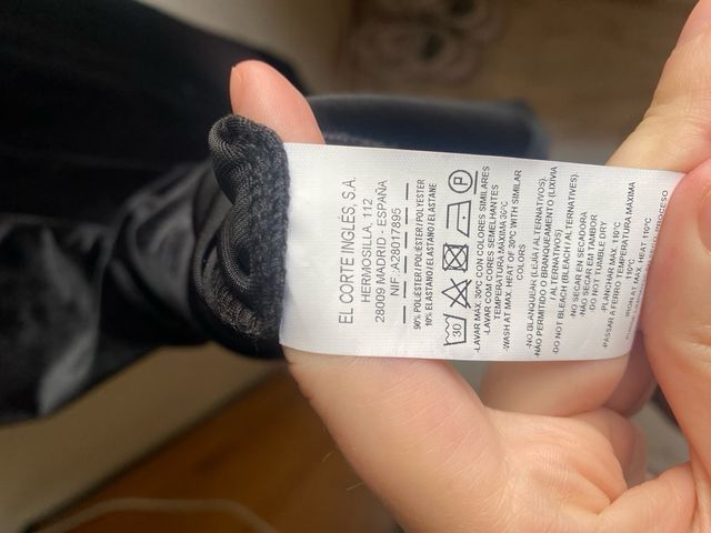 Vestido terciopelo negro - easy wear