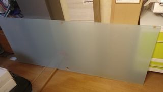 Puerta cristal mate 6+6 mmde 82×202 alto