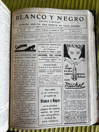 REVISTA “BLANCO Y NEGRO”, (1935, enero-febrero)