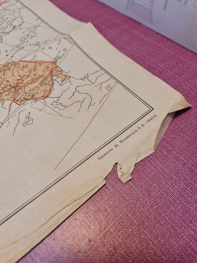 Antiguo Mapa URSS con Esvasticas en Español