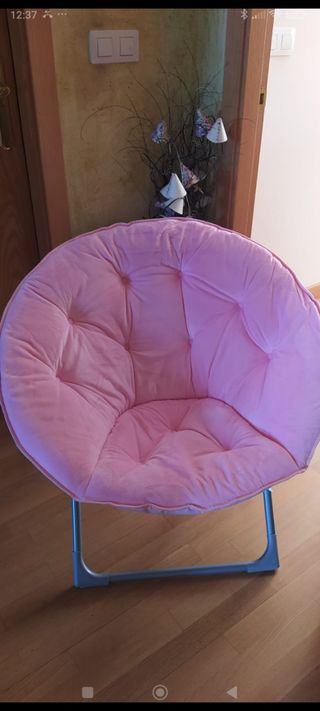 Silla imitación terciopelo