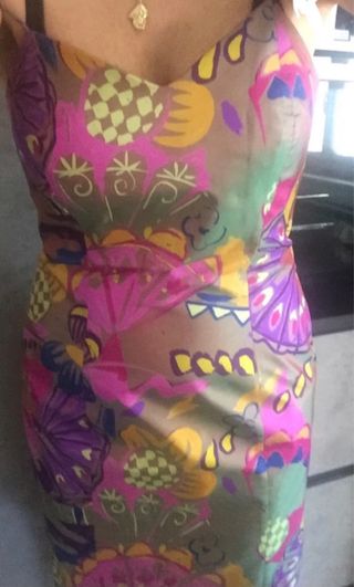 Abito elegante in seta con coprispalle tagla 44