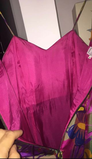 Abito elegante in seta con coprispalle tagla 44