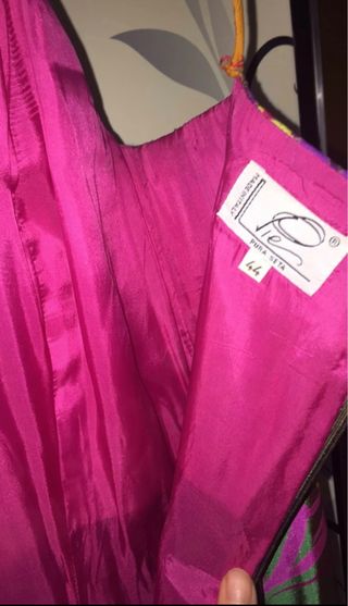 Abito elegante in seta con coprispalle tagla 44