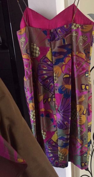 Abito elegante in seta con coprispalle tagla 44