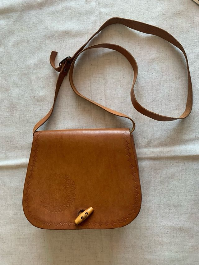 Borsa di cuoio vintage anni 80