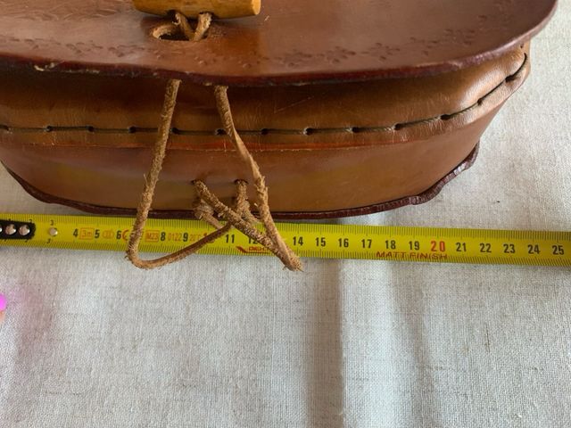 Borsa di cuoio vintage anni 80