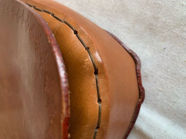 Borsa di cuoio vintage anni 80