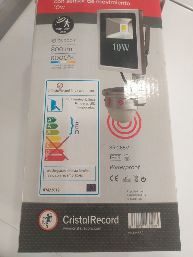 Foco sensor de movimiento