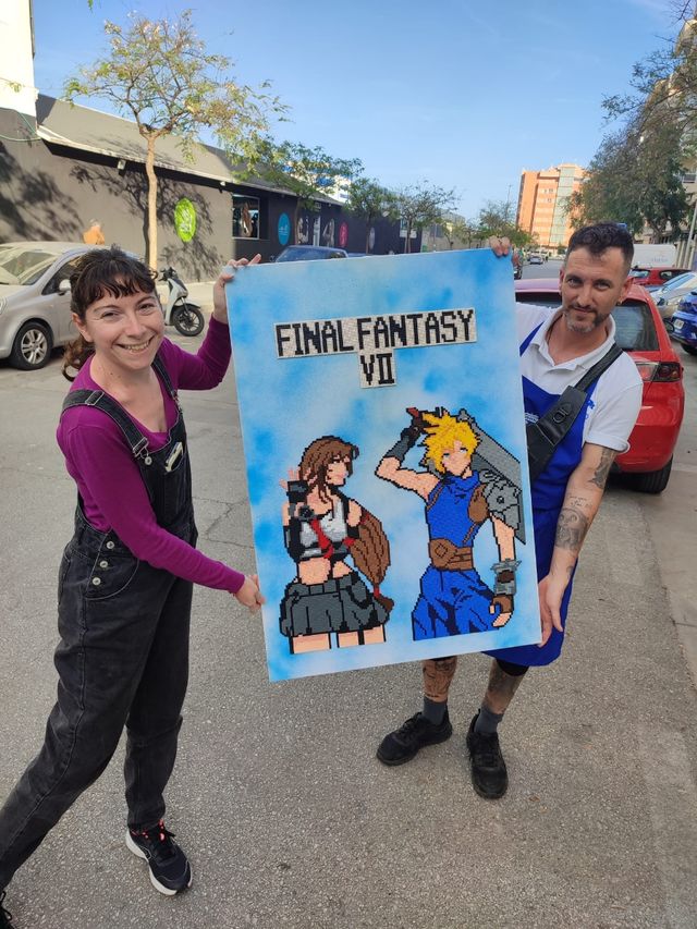 Cuadro Final fantasy VII