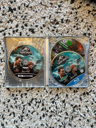Jurassic World El reino caido Steelbook 4k