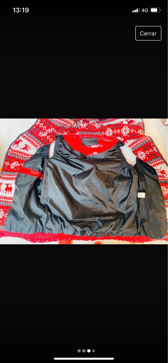 Chaleco plumifero con forro de lana