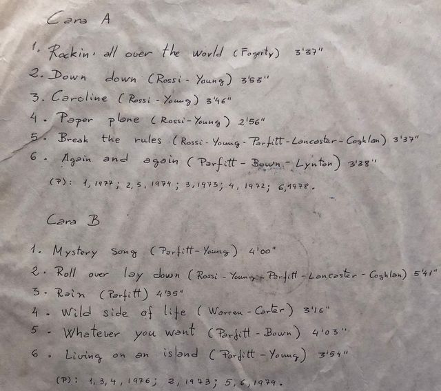 STATUS QUO - Disco in vinile a dodici barre d'oro 1974-80