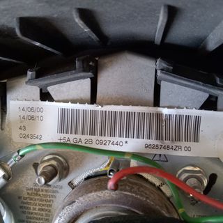 AIRBAG VOLANTE PEUGEOT 206 AÑO 2002