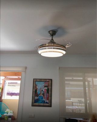 Lampara y Ventilador de techo 