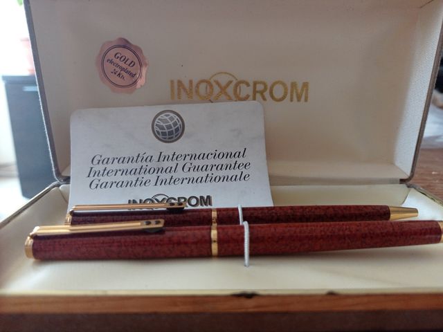 Pluma y boligrafo INOXCROM