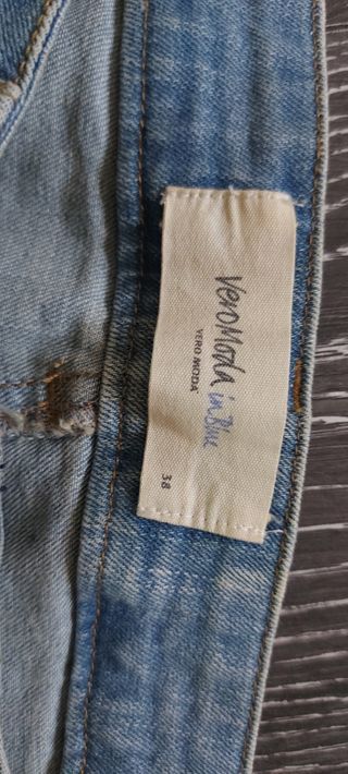 Bermuda vaquera elástica