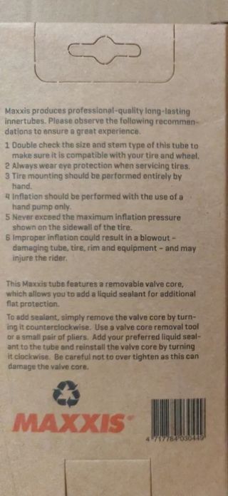 MAXXIS FAT/PLUS 27,5x2,50/3,00 Presta 38 mm.