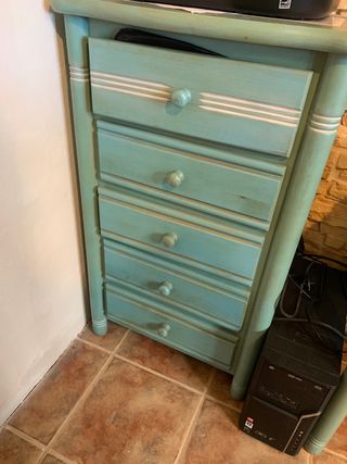 Conjunto escritorio rustico
