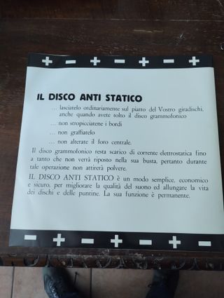 Disco antistatico di feltro per giradischi