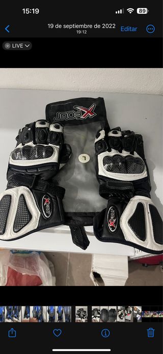 Espaldera moto