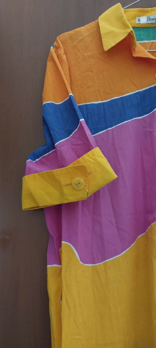 Vestito lungo colorato