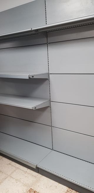 LOTE  COMPLETO ESTANTERIAS DE TIENDA