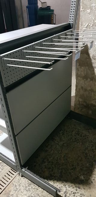 LOTE  COMPLETO ESTANTERIAS DE TIENDA