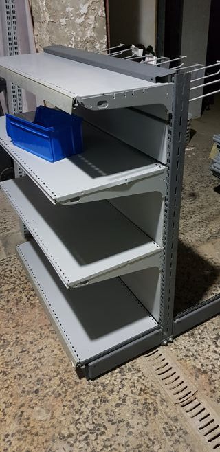 LOTE  COMPLETO ESTANTERIAS DE TIENDA