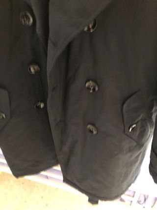 Gabardina cortefiel hombre azul marino