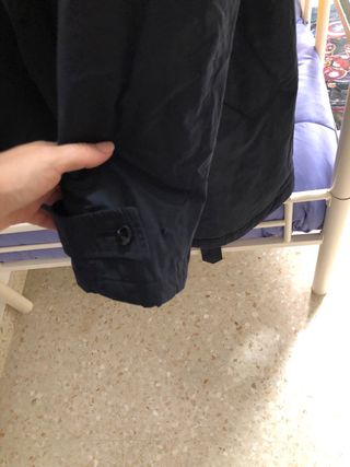 Gabardina cortefiel hombre azul marino