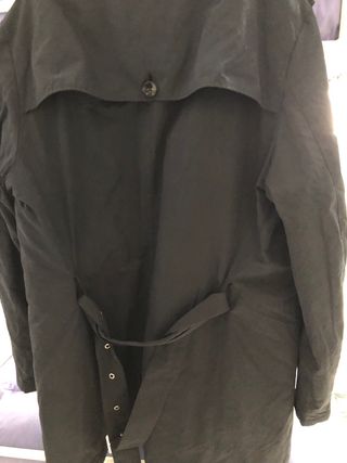 Gabardina cortefiel hombre azul marino
