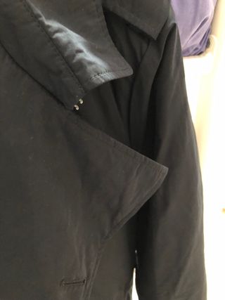 Gabardina cortefiel hombre azul marino