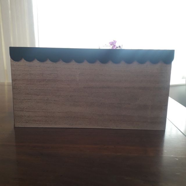 Scatola legno- metallo, bar.