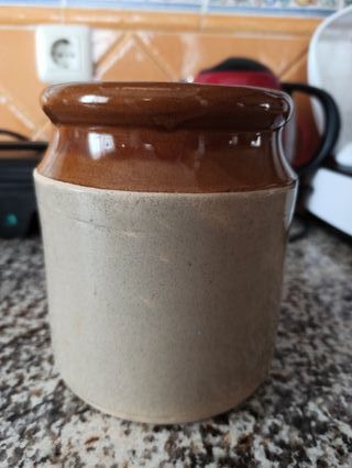 Bote de cerámica vintage inglesa Moira Pottery
