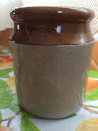Bote de cerámica vintage inglesa Moira Pottery