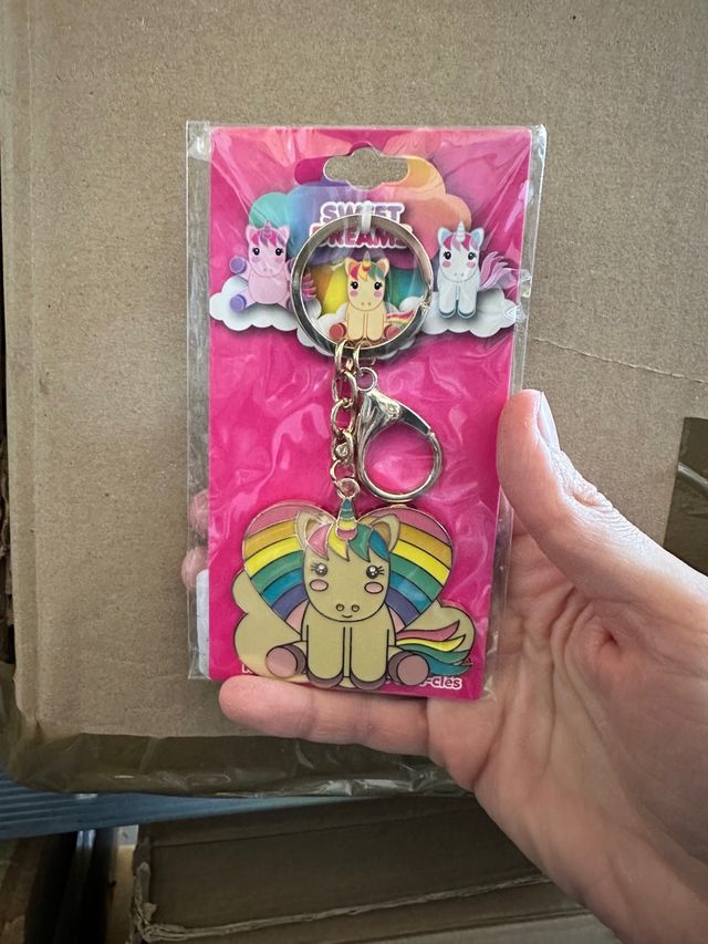 Portachiavi unicorno