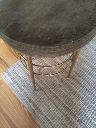 Taburete estilo Hollywood Regency, retro, vintage