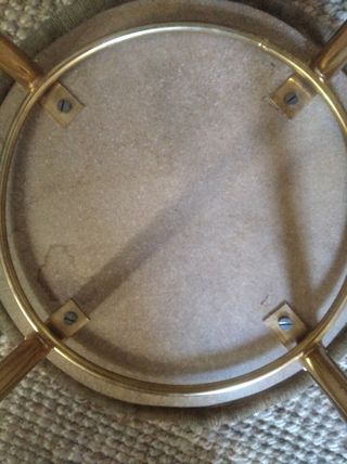 Taburete estilo Hollywood Regency, retro, vintage