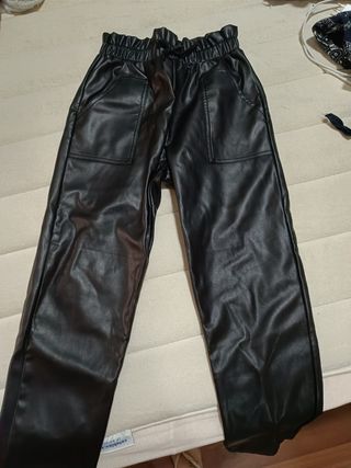 Pantalones de cuero niña 