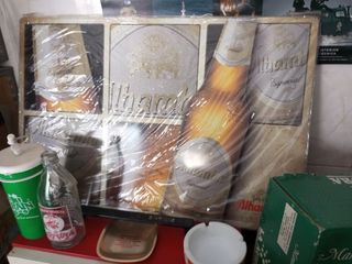 Cartel metálico cervezas Alhambra Granad