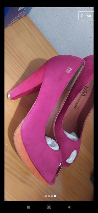 Zapatos tacon y plataforma Mustang