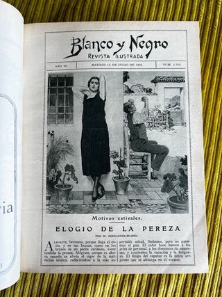 REVISTA “BLANCO Y NEGRO” (1925, julio-agosto)