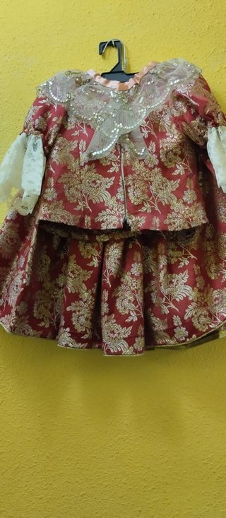 Traje fallera niña vintage