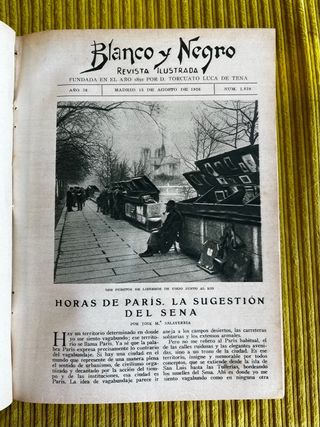 REVISTA “BLANCO Y NEGRO” (1926, agosto-octubre)