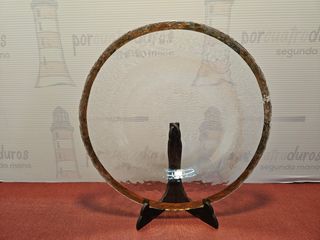 3 Copas de diseño decoradas con oro