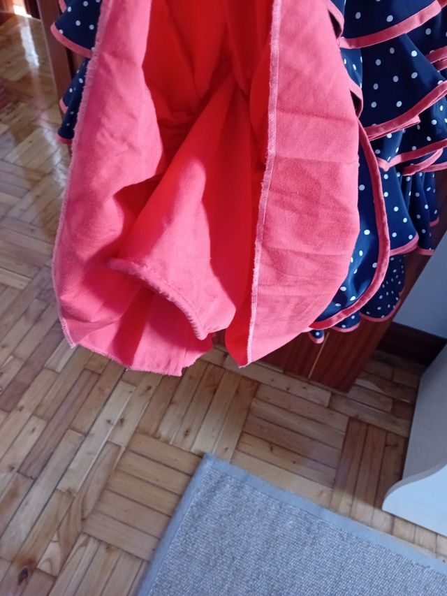 Vestido de sevillana,hecho a mano