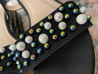 Sandali decorati con perle n.40 - Le Chicche