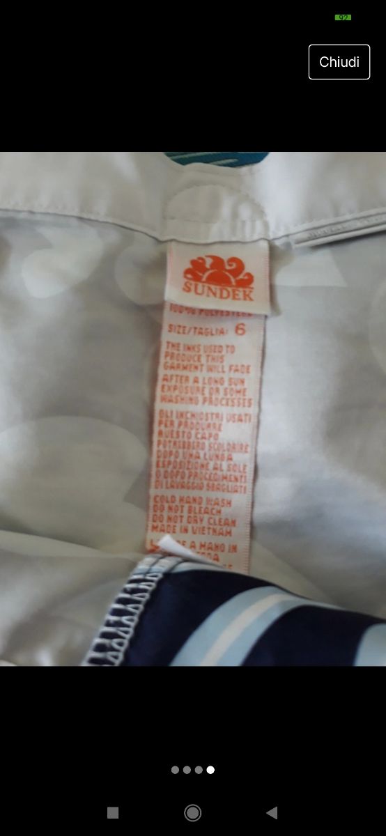 Costume da uomo sundek taglia m