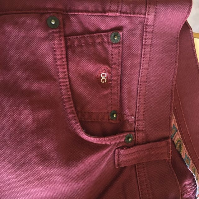 Jeans bordeaux Gauteri made in Italy